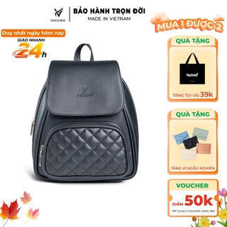 Balo da nữ thời trang dễ thương nhiều màu thêu hoạ tiết VACHINO-BG034