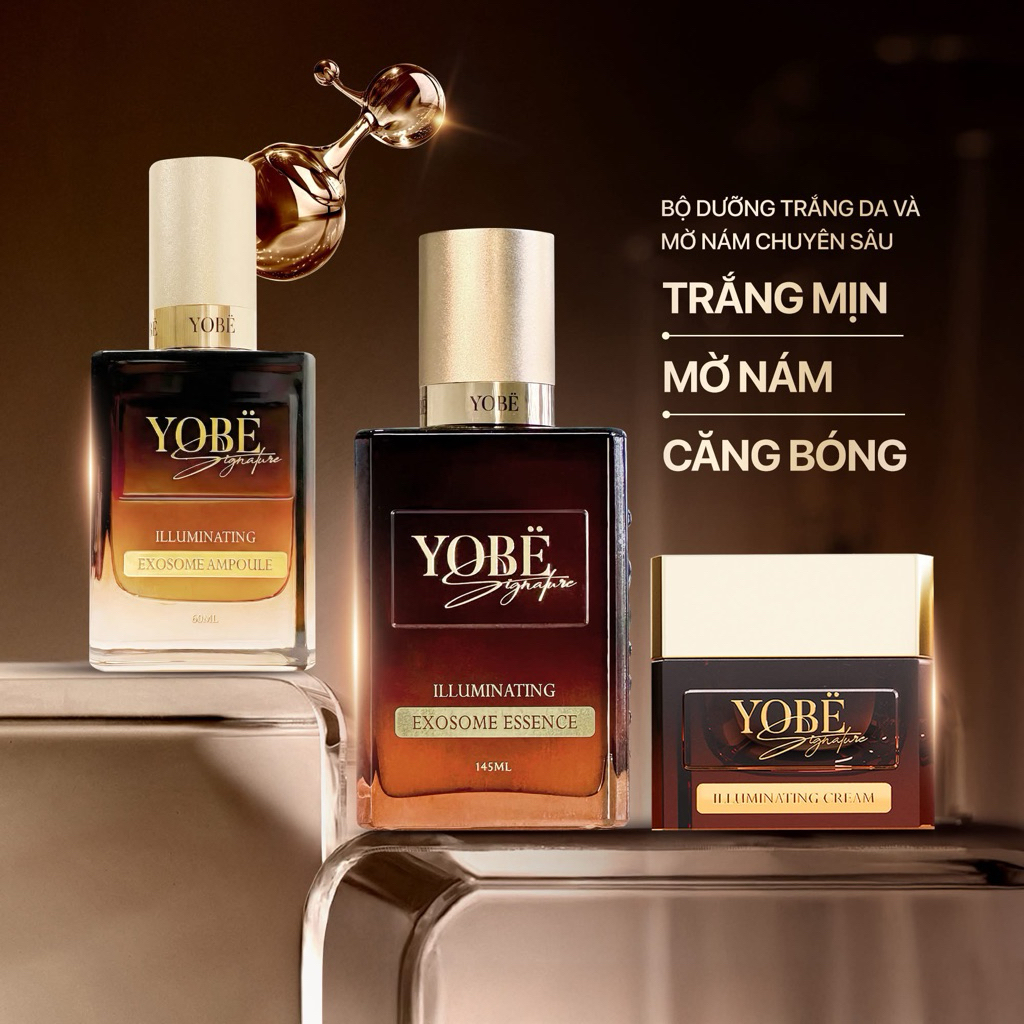 Combo Dưỡng Trắng Da và Mờ Nám Chuyên Sâu Yobe [Chính Hãng]