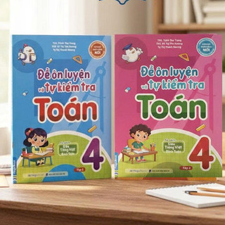 Sách Đề Ôn Luyện Và Tự Kiểm Tra Toán Lớp 4- Tủ Sách Đỉnh Toán Soạn Theo Chương Trình Mới