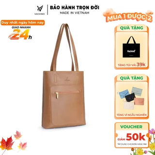 Túi vachino (Túi TOTE da thời trang đựng vừa A4 và laptop 14in - TX003)