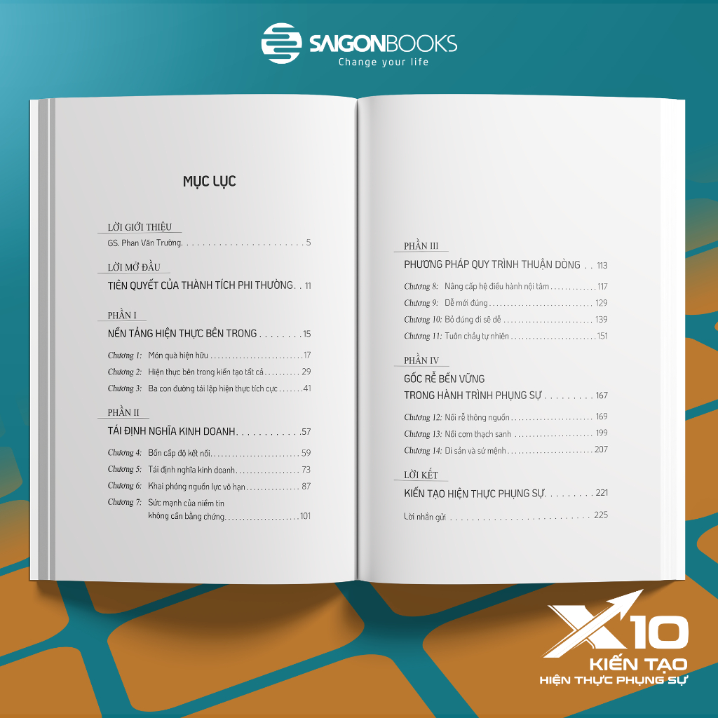 X10 – KIẾN TẠO HIỆN THỰC PHỤNG SỰ