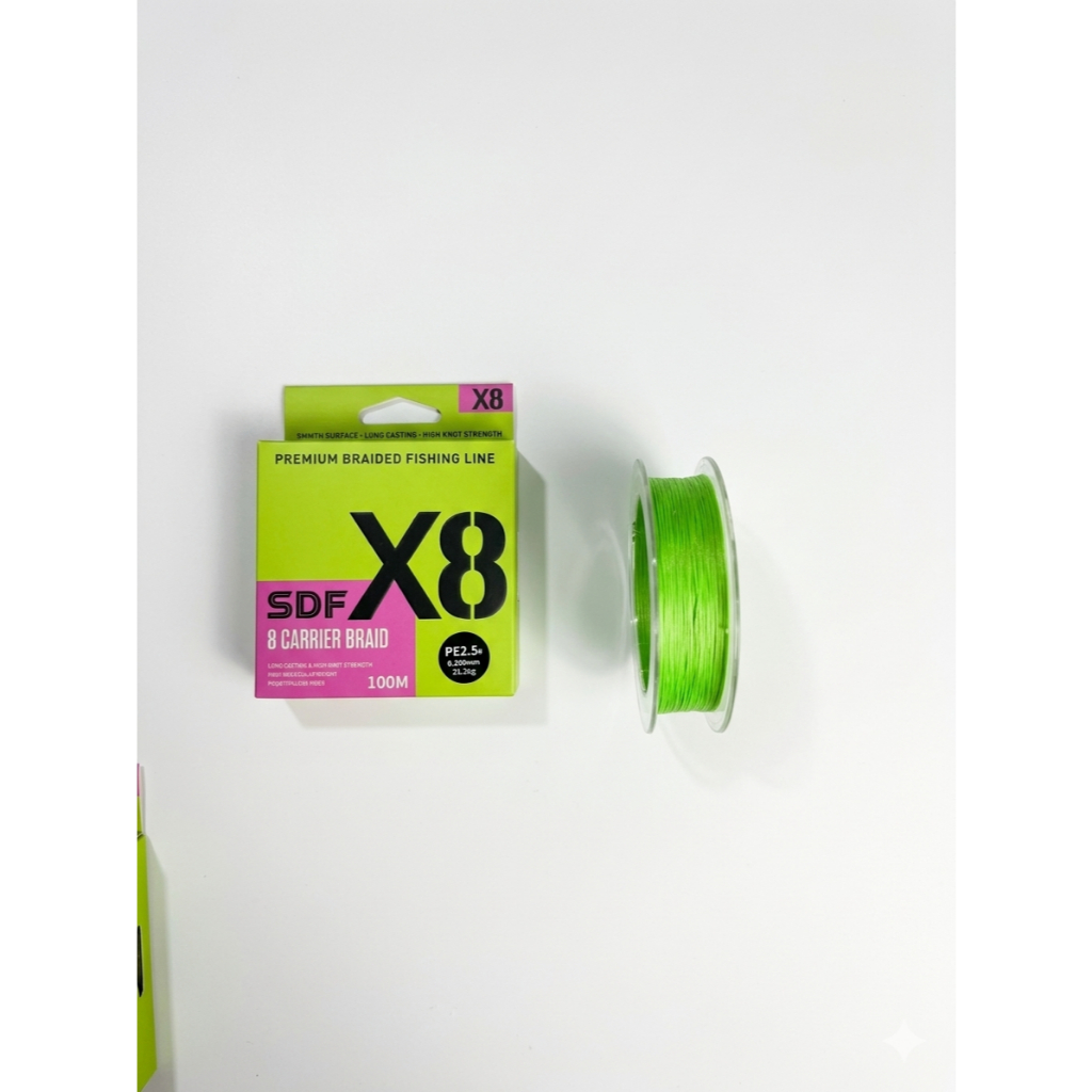Dây Dù Câu Cá, Dây Dù Câu Lure SDF.X8 100M Chính Hãng, Siêu Bền