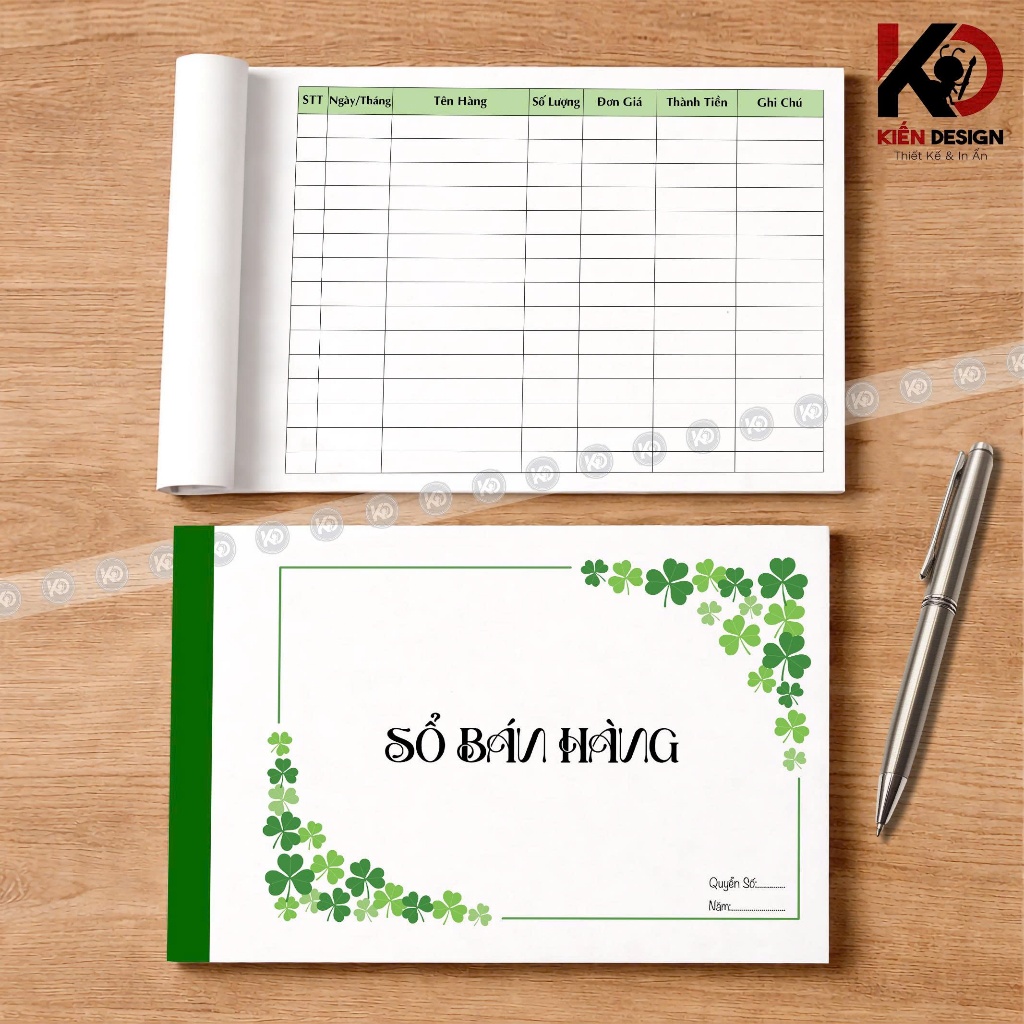 Sổ Bán Hàng - Sổ Quản Lý Doanh Thu - Sổ Thu Chi - màu sắc tươi sáng mang lại sự mai mắn và tài lộc - Lại Đắc Hợp