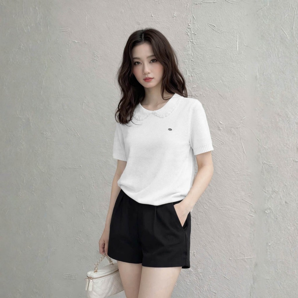Áo Len Mirage Cổ Bèo Local Brand Chất Len Mongtoghi Mềm Mịn Thoáng Mát.