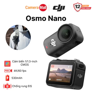 DJI Osmo Nano 128GB / 64GB - Camera Đeo Thông Minh Siêu Nhỏ Gọn | Quay 4K | AI Tracking | Chính Hãng BH 12 Tháng