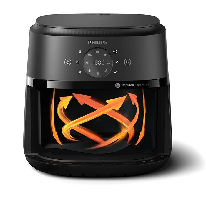 [LIVE] Nồi Chiên Không Dầu Điện Tử Philips NA230/00 | NA231/00 6.2L 1700W Cửa Kính -Hàng Chính Hãng