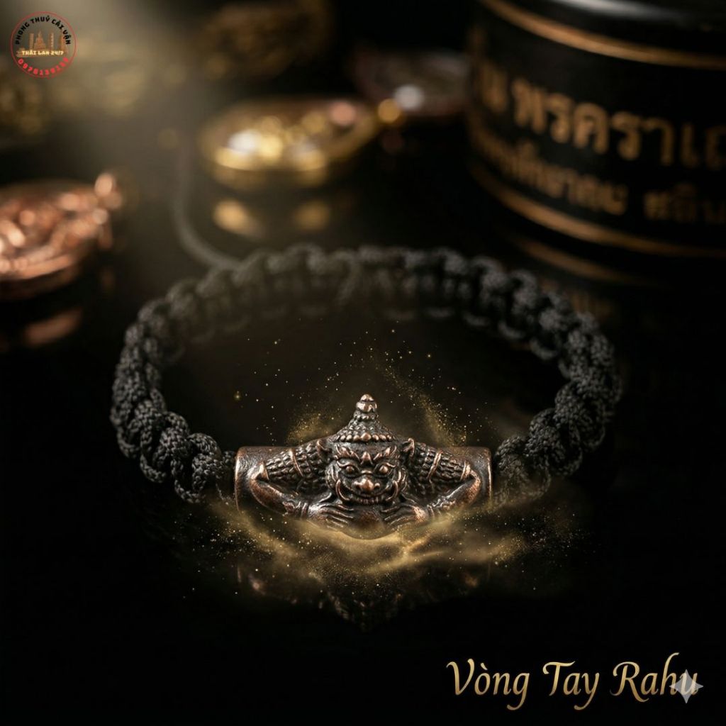 Vòng Đeo Tay Rahu Tông Đen – Phụ Kiện Cá Tính, Dễ Phối Đồ