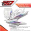 Tem xe Mio Sport #12 (CHẤT LƯỢNG CAO - SẮC NÉT - KHÔNG PHAI MÀU)
