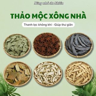 Thảo Mộc Xông Nhà An Nhiên, Gói Thảo Mộc Sạch Nguyên Chất Với Nhiều Mùi Hương, Xông Nhà Giúp Thanh Lọc Không Khí, Thư Gi