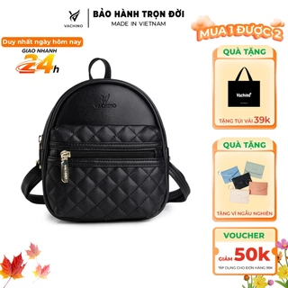 Balo da nữ mini thêu hoạ tiết siêu dễ thương VACHINO-BG036