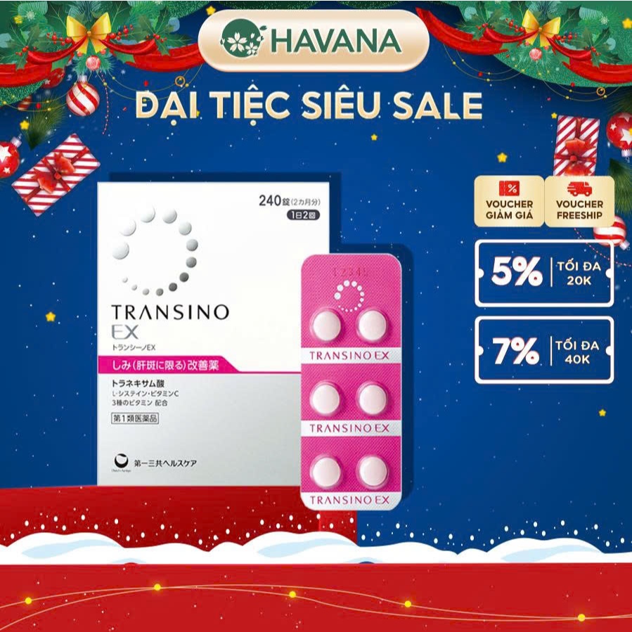 Viên Uống Trắng Da TRANSINO WHITE PREMIUM Nhật Bản Trắng Da, Mờ Nám ...