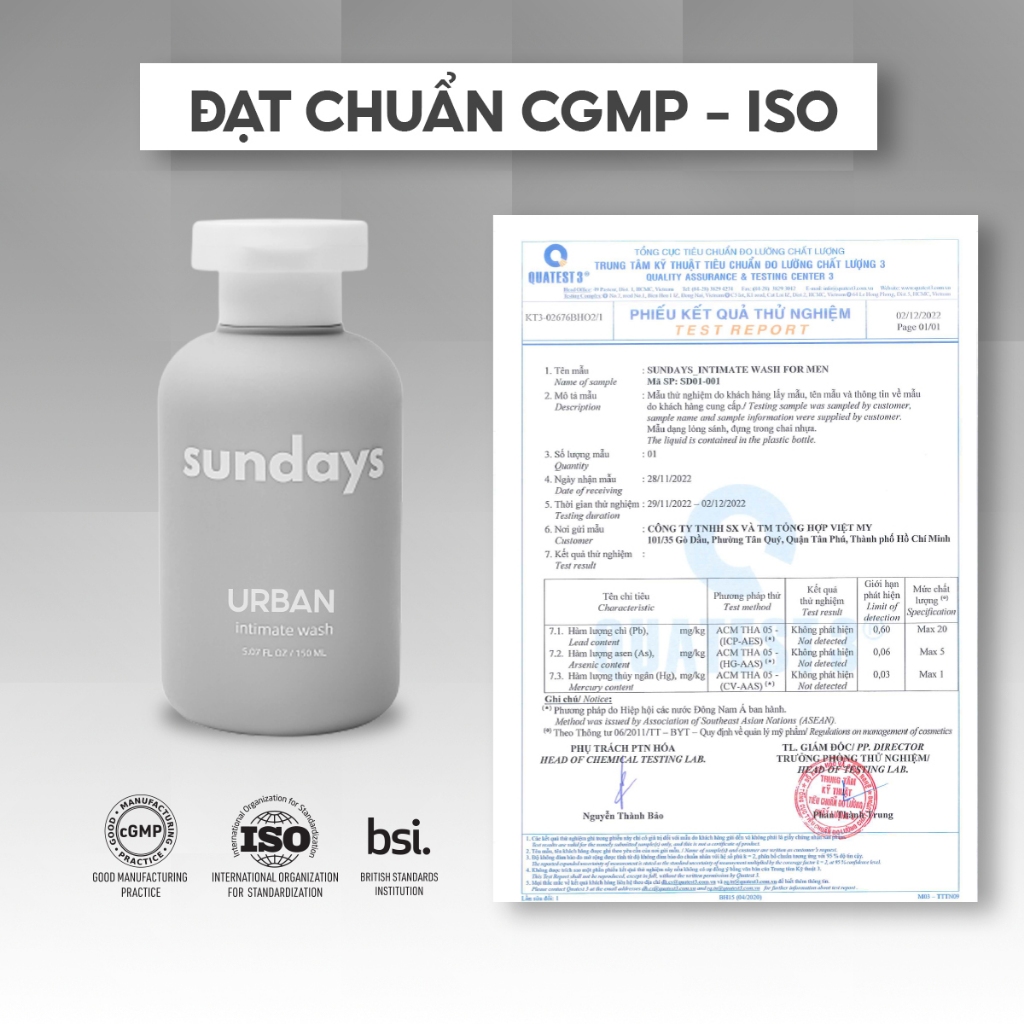 [TẶNG NƯỚC HOA] Dung Dịch Vệ Sinh Nam Giới165ml, DDVS Nam, Bọt Vệ Sinh Nam Sundays Giúp Làm Sạch Khử Mùi, Hương Nước Hoa | BigBuy360 - bigbuy360.vn
