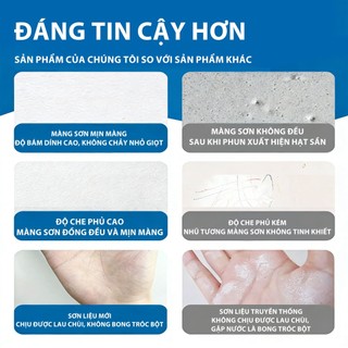 YiyiBình Xịt Sơn Sửa Tường Nhà  Che Vết Bẩn, Vết Vẽ Bậy, Nấm Mốc, Ố Vàng, Làm Sạch Nhanh