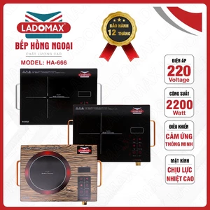 BẾP HỒNG NGOẠI LADOMAX - HA-666