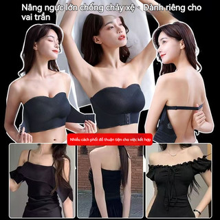 Áo Lót Chất Lụa Mát Lạnh Cho Ngực To - Hiệu Ứng Che Giảm & Nâng Đỡ - Áo Lót Dự Tiệc, Size Lớn, Không Dây, Vô Hình