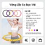 Vòng Lắc Eo Lò Xo 1.5–2.5kg Bọc Vải Mềm – Dụng Cụ Tập Gym, Yoga, Thể Dục Tại Nhà