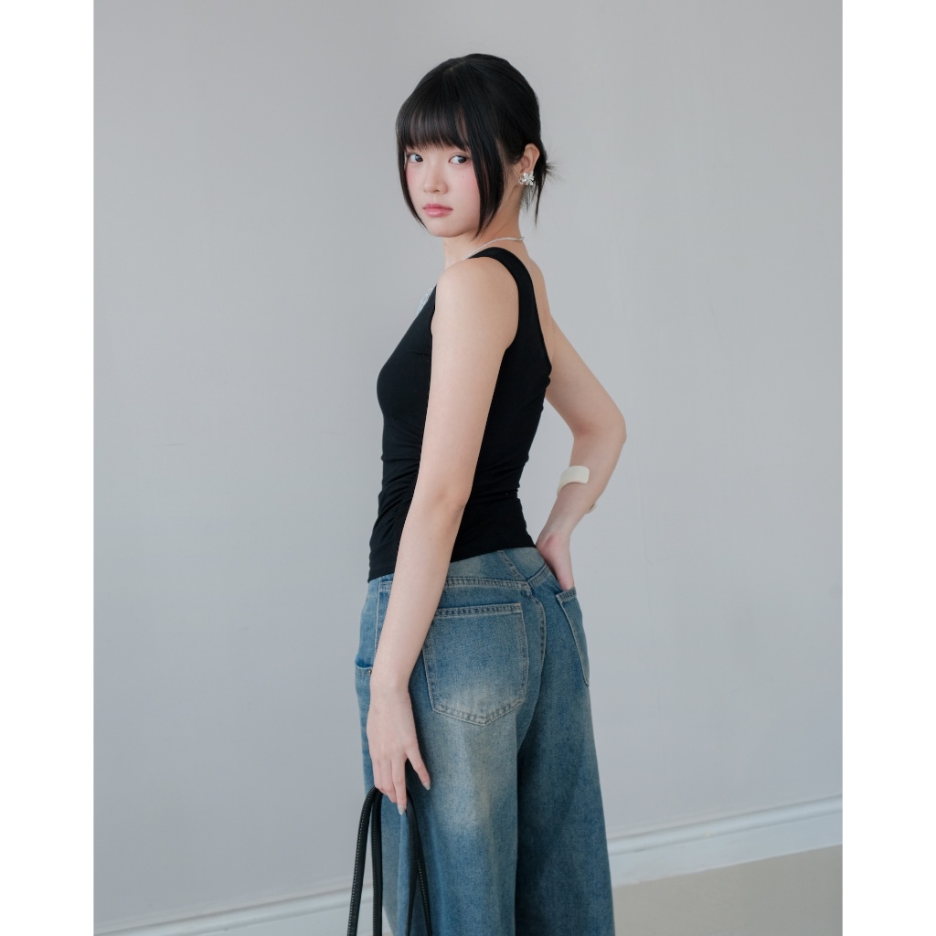 Áo Nữ VOCIF TOP Lệch Vai Cá Tính SECODEE