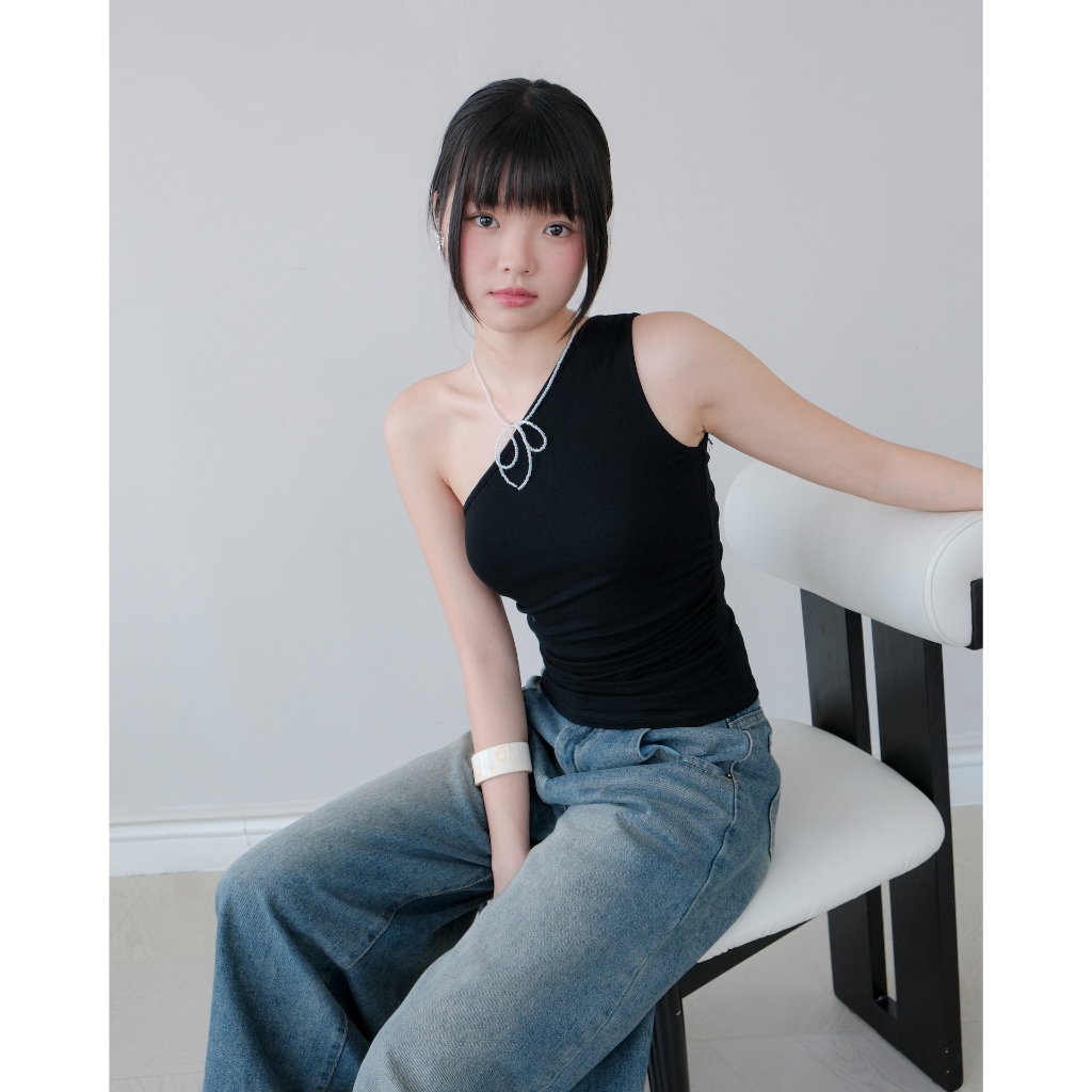 Áo Nữ VOCIF TOP Lệch Vai Cá Tính SECODEE