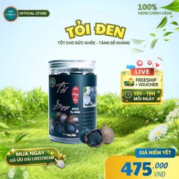 Tỏi Đen Kim Cương Vàng Hỗ Trợ Giải Độc Gan, Điều Hòa Huyết Áp Lên Men Tự Nhiên (300Gr/Hộp)