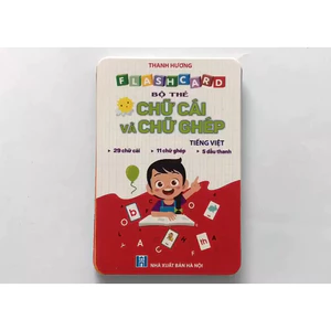 SIÊU SALE -Bộ Thẻ Ghép Chữ Cái Tiếng Việt Dành Cho Các Bé.