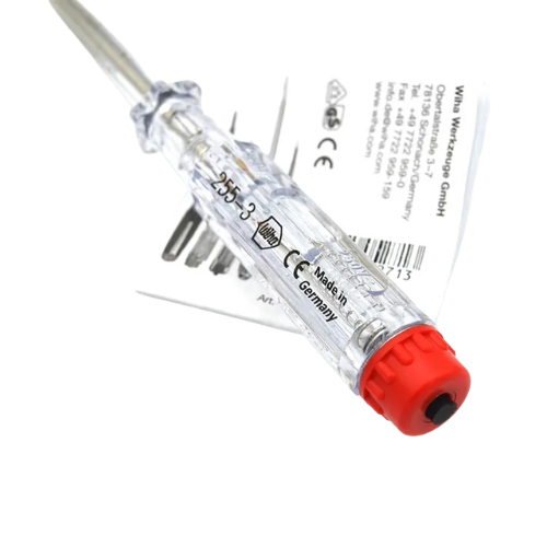 Bút thử điện Wiha 05271 (110-250V AC) đầu dẹt 3.0mm - Mega Tools