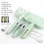 Bộ ráy tai pin sạc có đèn led và 2 kính lúp 8 món có hộp đựng full box -chăm sóc tai