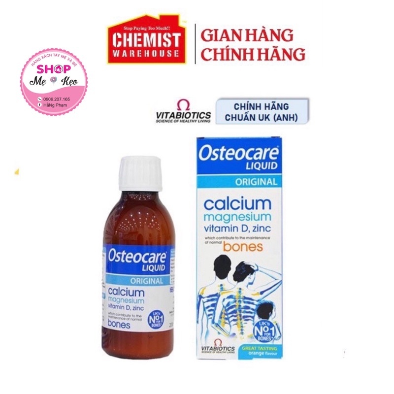 Canxi Osteocare Original Dạng Nước Của Anh 200ml