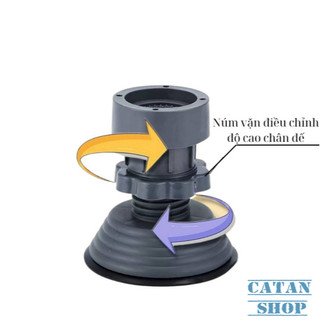 [Chống Rung] Bộ 4 Chân Đỡ Máy Giặt Cao Cấp Chống Rung, Điều Chỉnh Cao Thấp Linh Động Vệ Sinh Dễ Dàng