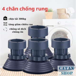 [Chống Rung] Bộ 4 Chân Đỡ Máy Giặt Cao Cấp Chống Rung, Điều Chỉnh Cao Thấp Linh Động Vệ Sinh Dễ Dàng
