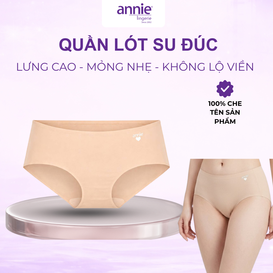 Combo 5 Quần Lót Nữ Su Đúc annie QE4577 Không Viền Thoáng Mát Mặc Như Không Mặc Thoải Mái Suốt Ngày