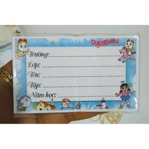 Siêu Sale -Set 50 Nhãn Vở Có Decan Dán Sẵn Cho Bé Trai Bé Gái Dùng Cho Lớp 1-12