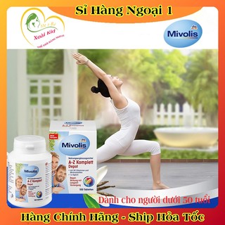 Viên uống bổ sung vitamin tổng hợp A-Z Mivolis 100 viên của Đức