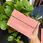 Ví Đựng Giấy Tờ Đăng Kiểm Xe Ô Tô Da Bò Togo, Mềm Mịn, Bền Bỉ - Màu Hồng VDK-DB-PINK