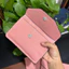 Ví Đựng Giấy Tờ Đăng Kiểm Xe Ô Tô Da Bò Togo, Mềm Mịn, Bền Bỉ - Màu Hồng VDK-DB-PINK