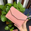 Ví Đựng Giấy Tờ Đăng Kiểm Xe Ô Tô Da Bò Togo, Mềm Mịn, Bền Bỉ - Màu Hồng VDK-DB-PINK