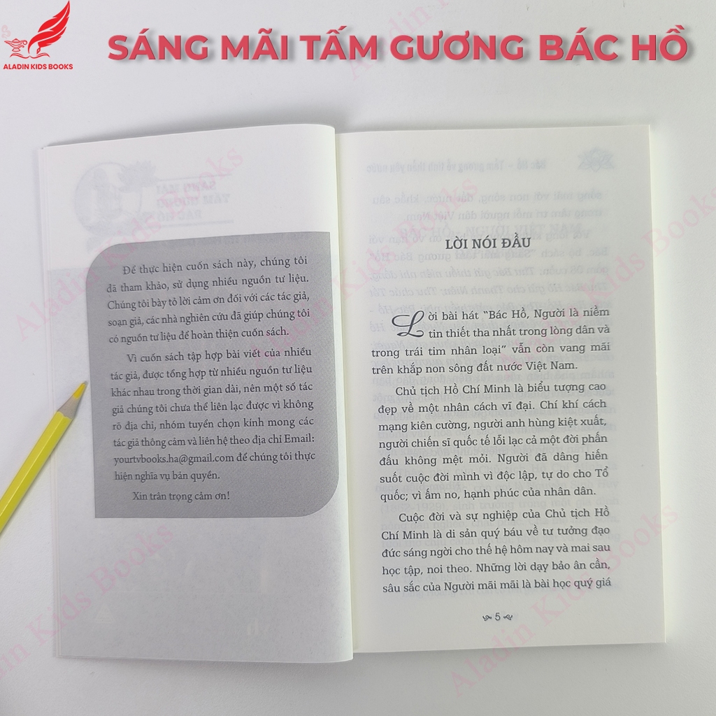 Sách Bác Hồ Tấm Gương Về Tinh Thần Yêu Nước - Sáng Mãi Tấm Gương Bác Hồ Sách về Bác Hồ cho thiếu nhi