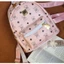 Balo Nữ QC Gấu Da PU Màu Hồng Size 38 Và 28 Gọn Phong Cách Trẻ Trung Dễ Thương Đi Học Đi Chơi