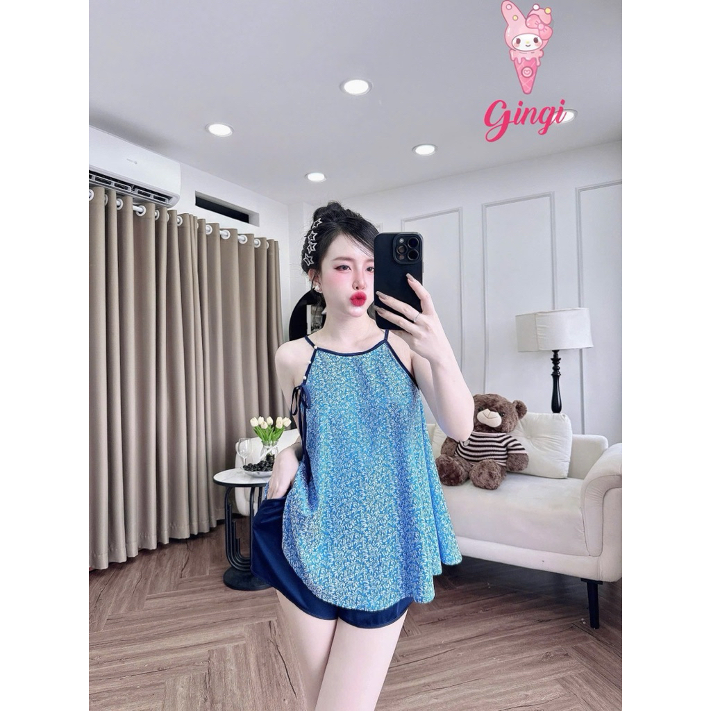 [160925]Dây đùi bèo xinh,lụa latin mềm nhẹ mát