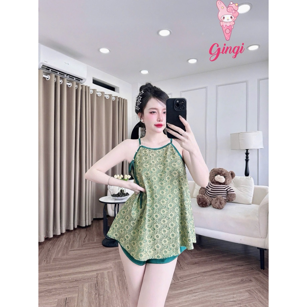 [160925]Dây đùi bèo xinh,lụa latin mềm nhẹ mát