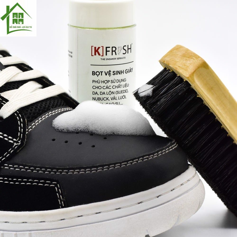 Bàn Chải Chuyên Dùng Đánh Giày Vải, Sneaker, Giày Da Lộn, Nội Thất Ô Tô Phụ kiện giầy Shoes 2H
