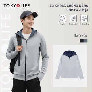 Áo khoác chống nắng NAM 2 lớp TOKYOLIFE áo khoác 2 mặt cao cấp thoáng mát chống tia UV