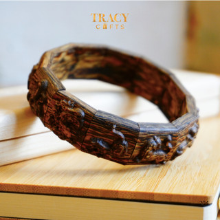 Vòng tay trầm hương sánh 12 con giáp “Minh Trí Tài Lộc” TRACY GIFTS, tuổi 15 năm, phong thủy tài lộc