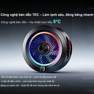 Quạt Làm Mát Điện Thoại Đa Năng - Nam Châm Xoay 360, Chống Trượt, Tối Ưu Cho PUBG Mobile & Free Fire Tản nhiệt nhanh