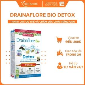 Thực phẩm Drainaflore Bio Detox thải độc gan, thanh lọc cơ thể