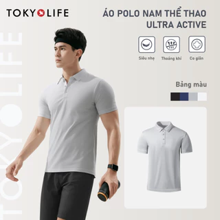 Áo Polo nam Ultra Active dáng suông khô thoáng thấm hút tốt Menswear TOKYOLIFE 40000970