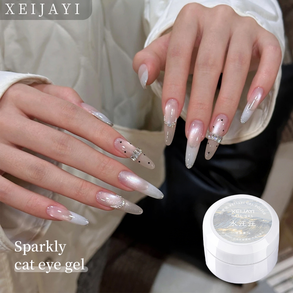 XEIJAYI 5g Sơn móng tay Moonlight Magnetic Cat Eye siêu sáng thích hợp cho việc làm móng tay DIY