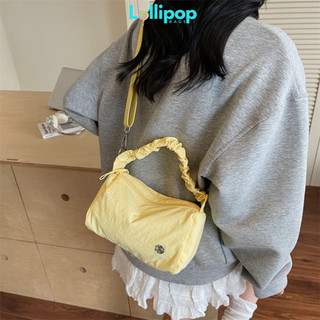 Túi Đeo Vai Mini Nhún Dây Rút – Túi Nữ Nhỏ Gọn Phối Dây Đeo Chéo Thời Trang