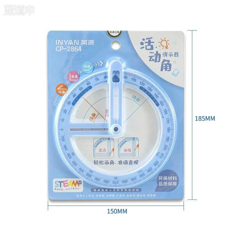 HOT HOT - Siêu sale - Thước Kẻ Xoay 360° Thông Minh – Vẽ Hình, Đo Góc Chính Xác,