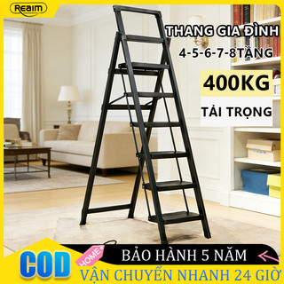 Thang Gấp Gọn Thang Chữ A Thang Nhôm Gấp Gọn 4-8 Bậc Tải Trọng 500kg Bảo hành 2 năm