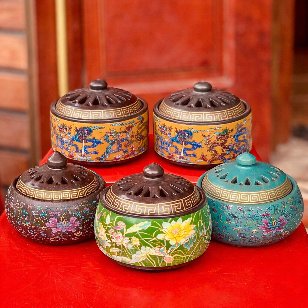 Nụ Trầm Hương Tự Nhiên - Tẩy Uế Không Gian, Nhang Trầm Hương Cao Cấp Mùi Hương Nhẹ Nhàng - Hộp 50 Nụ